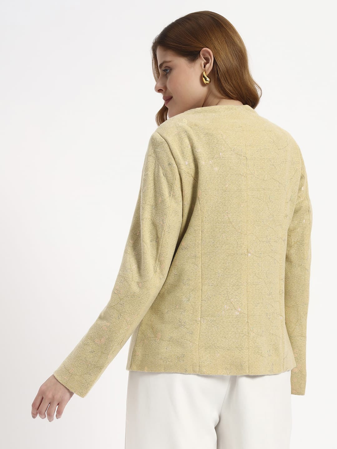 Embroidery 4TH DESIGN  MUSTARD