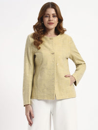 Embroidery  Mustard Coat