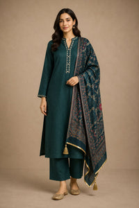 Green Kurti Set