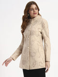 Heritage - Women's Fine Wool Blend, Tonal Self jall (Size: 100*200 cm)