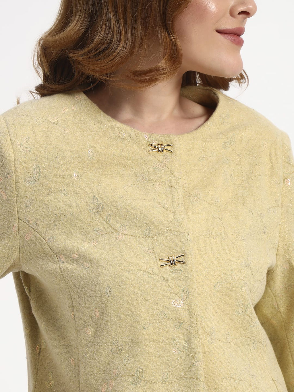 Embroidery 4TH DESIGN  MUSTARD