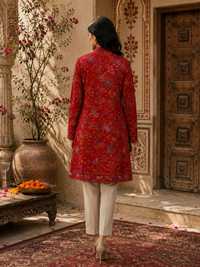 Maroon Kani coat