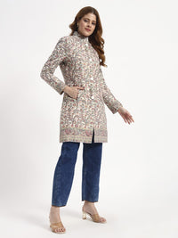 Maroon Kani Coat